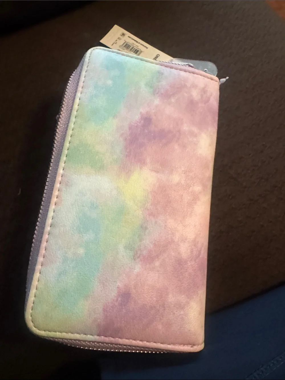 No Boundaries Pastel Tie-Dye Wristlet Clutch in Pink, Purple, Blue